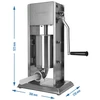 Verticale premium vuller 3 L - 12 ['worstenstopper', ' verticale worstenvuller', ' beste worstenstopper', ' worstmachine', ' worstmaker', ' worstmaker', ' worstenset', ' worstenvuller', ' slagerijvuller', ' verticale vuller', ' trechters voor vulmachines', ' innovatieve slagerijvuller', ' vuller van 3 L', ' zelfgemaakte worsten', ' huiselijke worstenvuller']