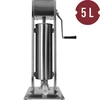 Verticale premium worstenvuller 5 L - 4 ['worstenvuller', ' verticale worstenvuller', ' beste worstenvuller', ' worstmachine', ' worstmaker', ' worstmaker', ' worstenset', ' worstenvuller', ' slagersvuller', ' verticale vuller', ' trechters voor worstenvullers', ' innovatieve slagersvuller', ' worstenvuller van 5 L', ' zelfgemaakte worsten', ' huiselijke worstenvuller']