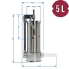 Verticale vuller 5kg - 10 ['worstenvuller', ' worstmachine', ' worstmaker', ' worstmaker', ' worstenset', ' worstenvuller', ' slagersvuller', ' verticale vuller']