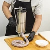 Verticale worstenvuller 4 kg - 13 ['worstenvuller', ' worstenvuller', ' worstenvuller', ' verticale worstenvuller', ' worstspuit', ' vleesinjector', ' huishoudelijke worstenvuller', ' gastronomische worstenvuller', ' slagerijapparatuur', ' worststopper', ' worststopper', ' verticale worststopper']