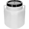 Vierkant Vat van 20 L, wit, met handvatten, Sterk - 13 