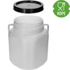 Vierkant Vat van 30 L, wit, met handvatten, Sterk - 4 ['vaten voor het fermenteren', ' vaten voor augurken', ' vat voor komkommers', ' vat voor kool', ' vat voor het fermenteren van komkommers', ' vat voor het fermenteren van kool', ' vierkant vat', ' afsluitbaar vat', ' voedselvat', ' schroefvat', ' plastic vat', ' kunststof vat', ' vat met handvatten', ' goed vat', ' wit vat', ' vat met deksel', ' luchtdicht vat', ' regenton', ' vat voor regenwater']