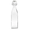 Vierkante fles met luchtdichte sluiting 0,5 L  - 1 ['fles voor alcohol', ' decoratieve flessen voor alcohol', ' glazen fles voor alcohol', ' flessen voor zelfgestookte drank voor bruiloft', ' fles voor likeur', ' fles voor wijn', ' flessen voor wijn', ' likeur']