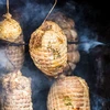 Vleeswaren net met afmetingen 15 cm x 50 m, met thermische weerstand tot 220°C - 11 ['net voor ham', ' voedingsnet', ' net voor vleeswaren', ' net voor het roken van vleeswaren', ' net voor gerijpte vleeswaren']
