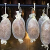 Vleeswaren net met afmetingen 15 cm x 50 m, met thermische weerstand tot 220°C - 12 ['net voor ham', ' voedingsnet', ' net voor vleeswaren', ' net voor het roken van vleeswaren', ' net voor gerijpte vleeswaren']