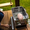 Vleeswaren net met afmetingen 18 cm x 3 m, met thermische weerstand tot 220°C - 7 ['net voor ham', ' voedingsnet', ' net voor vleeswaren', ' net voor het roken van vleeswaren', ' net voor gerijpte vleeswaren']