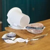 Vleeswaren net met etiket, afmetingen 15 cm x 4 m, met thermische weerstand van 125°C - 3 ['net voor ham', ' voedingsnet', ' net voor vleeswaren', ' net voor het roken van vleeswaren', ' net voor gerijpte vleeswaren']