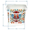 Voedselemmer GWIOZDA - met deksel, 10 L - 6 ['tuinemmer', ' emmer met deksel', ' emmer voor de tuin', ' emmer met deksel', ' afsluitbare emmer', ' afsluitbare emmer', ' emmer met opdruk', ' voor paddenstoelen']