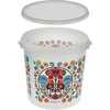 Voedselemmer GWIOZDA - met deksel, 10 L - 5 ['tuinemmer', ' emmer met deksel', ' emmer voor de tuin', ' emmer met deksel', ' afsluitbare emmer', ' afsluitbare emmer', ' emmer met opdruk', ' voor paddenstoelen']