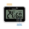 Weerstation – elektronisch, draadloos, zwart - 5 ['weerstations', ' thuis weerstation', ' temperatuur', ' omgevingstemperatuur', ' temperatuurcontrole', ' elektronische thermometer', ' binnenthermometer', ' vochtigheidsmeter', ' thermometer met hygrometer', ' thermometer met vochtigheidsmeter', ' luchtvochtigheidsmeter', ' weerstation']