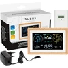 Weerstation (RCC,DCF) - elektronisch, draadloos, verlicht, sensor, wit - 7 ['draadloos weerstation', ' meting van buitentemperatuur en binnentemperatuur', ' vochtigheidsmeting', ' weerstation met kalender', ' weerstation met wekker', ' nauwkeurig weerstation', ' weerstation', ' elektronisch weerstation', ' universeel weerstation', ' ideale weerindicator']