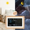 Weerstation (RCC,DCF) - elektronisch, draadloos, verlicht, sensor, wit - 13 ['draadloos weerstation', ' meting van buitentemperatuur en binnentemperatuur', ' vochtigheidsmeting', ' weerstation met kalender', ' weerstation met wekker', ' nauwkeurig weerstation', ' weerstation', ' elektronisch weerstation', ' universeel weerstation', ' ideale weerindicator']