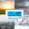 Weerstation RCC, DCF – elektronisch, draadloos, verlichte sensor, wit - 17 ['weerstations', ' thuis weerstation', ' temperatuur', ' omgevingstemperatuur', ' temperatuurcontrole', ' elektronische thermometer', ' thermometer met sensor', ' binnenthermometer', ' buitenthermometer', ' thermometer buiten', ' weerstation']