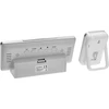 Weerstation RCC, DCF – elektronisch, draadloos, verlichte sensor, wit - 4 ['weerstations', ' thuis weerstation', ' temperatuur', ' omgevingstemperatuur', ' temperatuurcontrole', ' elektronische thermometer', ' thermometer met sensor', ' binnenthermometer', ' buitenthermometer', ' thermometer buiten', ' weerstation']