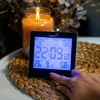 Weerstation RCC, DCF – elektronisch, draadloos, verlichte sensor, zwart - 10 ['weerstations', ' thuis weerstation', ' temperatuur', ' omgevingstemperatuur', ' temperatuurcontrole', ' elektronische thermometer', ' thermometer met sensor', ' binnenthermometer', ' buitenthermometer', ' thermometer buiten', ' hygrometer', ' weerstation']
