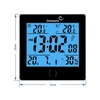 Weerstation RCC, DCF – elektronisch, draadloos, verlichte sensor, zwart - 8 ['weerstations', ' thuis weerstation', ' temperatuur', ' omgevingstemperatuur', ' temperatuurcontrole', ' elektronische thermometer', ' thermometer met sensor', ' binnenthermometer', ' buitenthermometer', ' thermometer buiten', ' hygrometer', ' weerstation']
