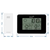 Weerstation RCC – elektronisch, draadloos, verlichte sensor, zwart - 12 ['weerstations', ' thuis weerstation', ' temperatuur', ' omgevingstemperatuur', ' temperatuurcontrole', ' elektronische thermometer', ' thermometer met sensor', ' binnenthermometer', ' buitenthermometer', ' thermometer buiten', ' weerstation']
