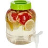 Wielofunkcyjny słoik z kranikiem 3L - 11 słoik pet, słoik z tworzywa, plastikowy słoik, słoik wielofunkcyjny, nietłukący słoik, słoik z kranem, słoik z kranikiem, słoik na lemoniadę, słoik z zakrętką i korkiem, cytryniada, lemoniada, poncz, zlewanie