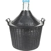 Wijnballon 10 L in plastic mand - 11 