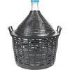 Wijnballon 20 L in plastic mand - 10 