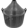 Wijnballon 25 L in plastic mand - 3 ['gans', ' wijnfles', ' wijnballon', ' voor bier', ' voor fermentatie', ' huisgemaakte wijn', ' glazen wijnballon', ' voor likeuren', ' voor mede']