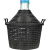 Wijnballon 5L in plastic mand  - 1 