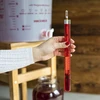 Wijnmeter met thermometer in onbreekbare buis - 4 ['suikermeter', ' voor wijn', ' voor bier', ' apparaat voor het meten van suikerconcentratie', ' ballingmeter', ' areometer', ' potentiële alcoholinhoud', '']