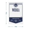 Zelfklevende etiketten 60x90 mm voor flessen, wodka, wit, 20 stuks - 4 ['witte alcohol etiketten', ' klassieke etiketten', ' handgemaakte alcohol etiketten', ' zelfklevend etiket', ' plak etiket', ' papieren etiket', ' etiket voor flessen', ' etiket voor glas']