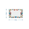 Zelfklevende labels folk patroon 85/55 mm - 20 stuks - 4 ['labels', ' labels voor conserven', ' labels voor kruiden', ' labels voor flessen', ' zelfklevende labels', ' labels voor wijn', ' labels voor potten', ' labels voor potjes', ' stickers voor schriften', ' labels voor dozen', ' labels voor containers', ' labels voor cadeaus']