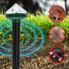 Zonne-verjager voor mollen met LED-lamp - 11 ['afschrikmiddel', ' mollenverjager', ' ultrasone verjager', ' zonne-verjager', ' verjager met LED-lamp']