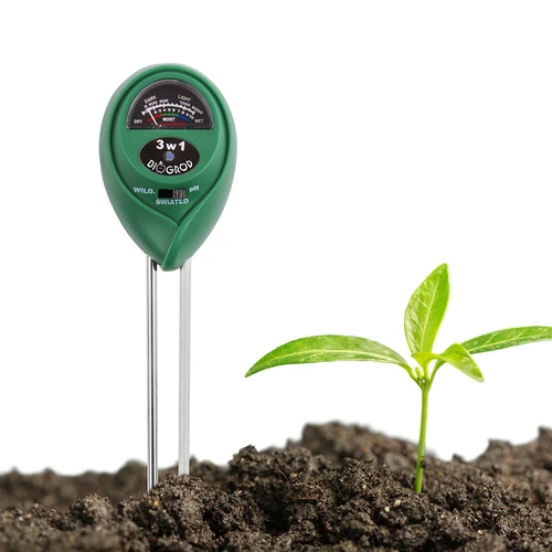 3-in-1 Bodemtester - pH, vochtigheid, zonlicht - 5 ['pH-meting', ' pH-meter', ' pH-meter voor grond', ' grondanalyse', ' pH van de grond', ' pH-meter voor grond', ' grondvochtigheidsmeter', ' bodemvochtigheidsmeter', ' meting van bodemvochtigheid', ' bodemvochtigheid', ' bodemvochtigheidssensor', ' hoe bodemvochtigheid meten', ' zonlicht', ' zonlichtanalyse', ' zonlichtsensor']