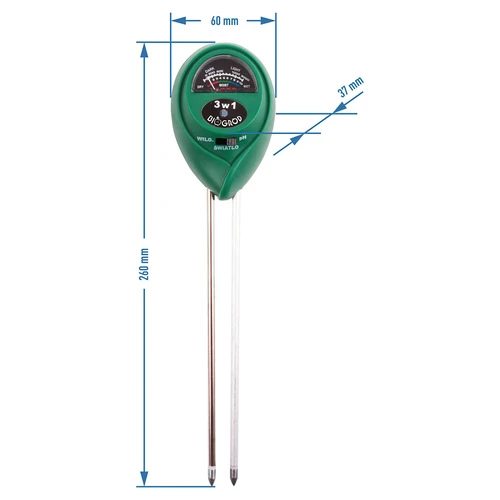3-in-1 Bodemtester - pH, vochtigheid, zonlicht - 4 ['pH-meting', ' pH-meter', ' pH-meter voor grond', ' grondanalyse', ' pH van de grond', ' pH-meter voor grond', ' grondvochtigheidsmeter', ' bodemvochtigheidsmeter', ' meting van bodemvochtigheid', ' bodemvochtigheid', ' bodemvochtigheidssensor', ' hoe bodemvochtigheid meten', ' zonlicht', ' zonlichtanalyse', ' zonlichtsensor']