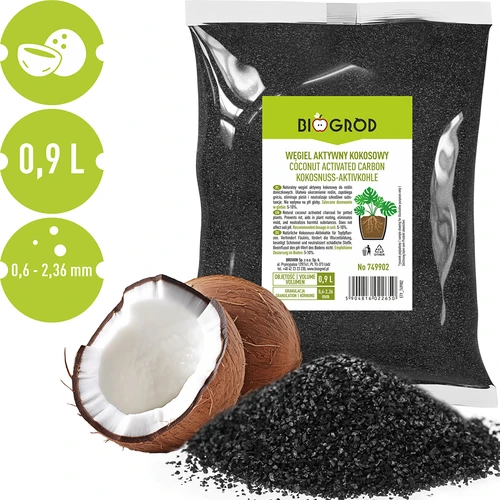 Actieve kokosnootkool voor planten 0,9 L - 2 ['actieve kokosnootkool', ' kool voor planten', ' actieve kool', ' kokosnootkool', ' actieve kokosnootkool', ' actieve kool', ' plantenbescherming', ' hoe voor planten te zorgen']