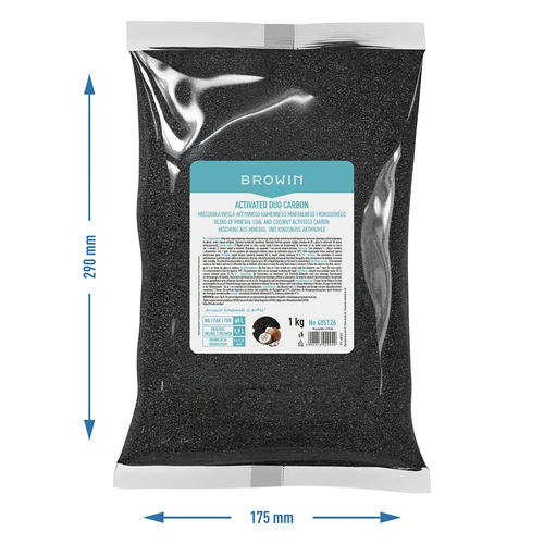 Activated Duo Carbon - mix van actieve kool van steenkool (mineraal) en kokos, 1 kg, voor 60 L - 7