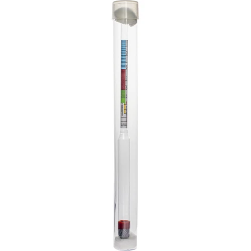 Alcoholmeter in onbreekbare buis - 2 ['alcoholmeter', ' areometer voor het meten van alcohol', ' alcoholindicator', ' voor distillaten', " voor wodka's"]