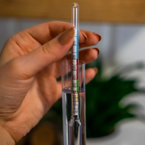 Alcoholmeter in onbreekbare buis - 5 ['alcoholmeter', ' areometer voor het meten van alcohol', ' alcoholindicator', ' voor distillaten', " voor wodka's"]