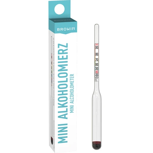 Alcoholmeter Mini - 4 ['alcoholmeter', ' areometer voor het meten van alcohol', ' alcoholindicator', ' voor distillaten', " voor wodka's", ' voor spiritus', ' meter voor het meten van alcohol', ' kleine alcoholmeter', ' kleine alcoholmeter', ' accessoires voor distillatie']