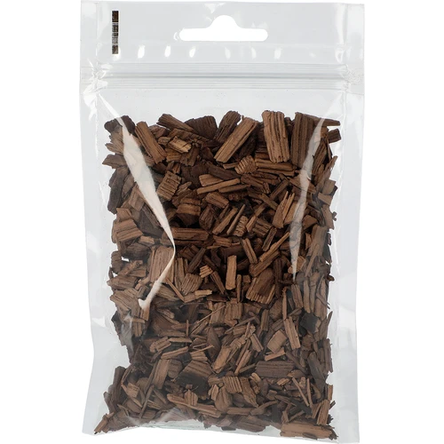 Amerikaanse eiken vlokken, zwaar geroosterd, van bourbonvaten, 50 g  - 1 ['eiken vlokken', ' vlokken van bourbonvaten', ' vlokken van bourbonvaten', " drankaroma's", ' zelfgemaakte dranken in bourbonstijl', ' Amerikaanse eiken vlokken', ' bourbon eiken vlokken', ' zwaar geroosterde vlokken', ' aromatische vlokken voor whiskey', ' aromatische vlokken voor brandy']
