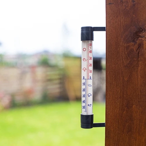 Antraciet buitenthermometer (-60°C tot +50°C) 23cm - 2 ['buitenthermometer', ' welke temperatuur']