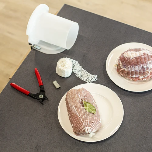 Applicator voor vleessnaren - 15 ['voor het aanbrengen van vleessnaren', ' voor ham', ' hamvuller', ' hamstopper', ' hamapplicator', ' voor rooknetten', ' voor kazen', ' hoe maak je ham', ' zelfgemaakte ham', ' zelfgemaakte lende']