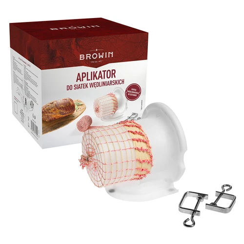 Applicator voor vleessnaren - 9 ['voor het aanbrengen van vleessnaren', ' voor ham', ' hamvuller', ' hamstopper', ' hamapplicator', ' voor rooknetten', ' voor kazen', ' hoe maak je ham', ' zelfgemaakte ham', ' zelfgemaakte lende']