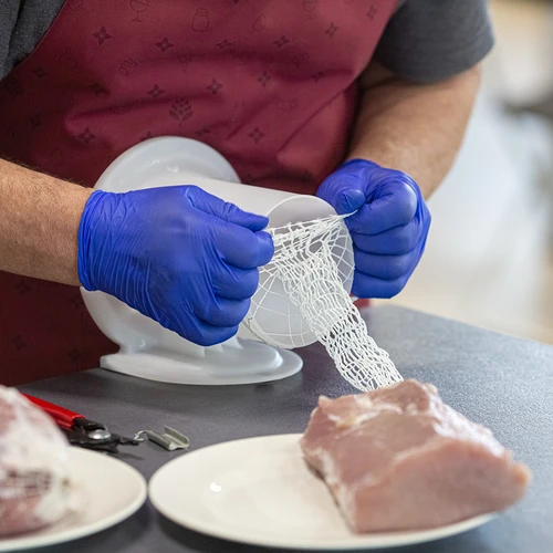 Applicator voor vleessnaren basic - 6 ['voor het aanbrengen van vleessnaren', ' voor ham', ' hamvuller', ' hamstopper', ' hamapplicator', ' voor rooknetten', ' voor kazen', ' hoe maak je ham', ' zelfgemaakte ham', ' zelfgemaakte lende']