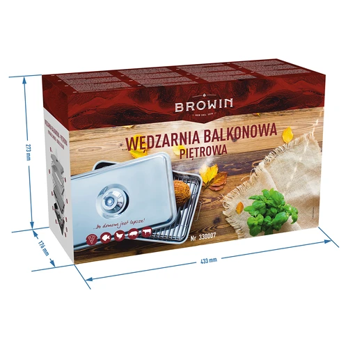 Balkonrokerij met capaciteitsregeling - 7 ['rokerij', ' roken', ' roken', ' roken', ' gerookt vlees', ' gerookt vlees', ' zelfgemaakte gerookte forel', ' om te roken', ' grill']
