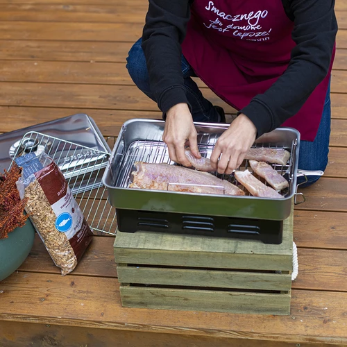 Balkonrokerij met capaciteitsregeling - 11 ['rokerij', ' roken', ' roken', ' roken', ' gerookt vlees', ' gerookt vlees', ' zelfgemaakte gerookte forel', ' om te roken', ' grill']
