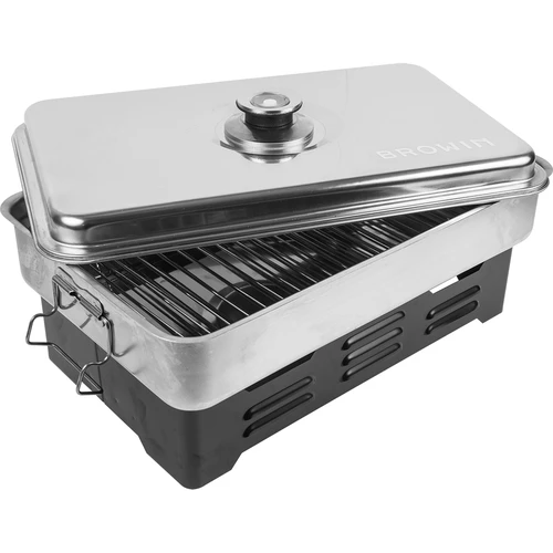 Balkonrokerij met thermometer - 2 ['rokerij', ' rokerij', ' roken', ' roken', ' roken', ' roken', ' roken', ' gerookt vlees', ' gerookt vlees', ' roken', ' grill']