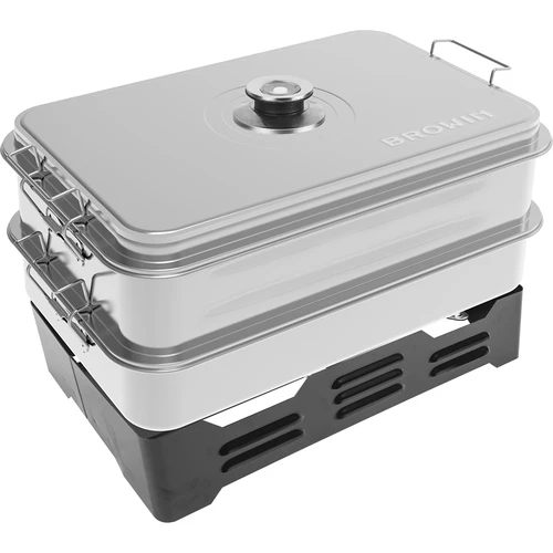 Balkonrookoven met verstelbare inhoud