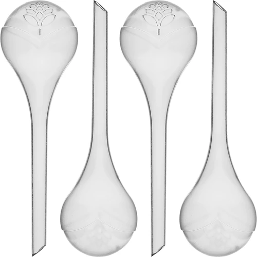 Bewateringsbollen, transparant, 400 ml, 4 stuks  - 1 ['bewateringsbollen', ' bloemenbewateringsdispenser', ' voor het bewateren van bloemen', ' bloemenbevochtigers', ' bloemenbewatering', ' plantenbewatering', ' potbewateraars', ' voor het bewateren van bloemen', ' voor kamerplanten', ' bewateringssysteem', ' bewateringsbol', ' waterdispenser voor potten', ' bollen voor planten', ' dispenser voor planten', ' plantenbewatering', ' bewateringsbol']