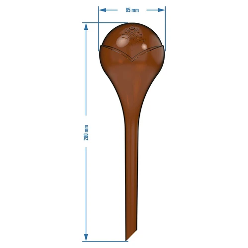 Bewateringsbollen voor planten, amberkleurig transparant, 400 ml, 4 stuks - 5 ['bewateringsbollen', ' bloemenbewateringsdispenser', ' voor het bewateren van bloemen', ' bloemenbevochtigers', ' bloemenbewatering', ' plantenbewatering', ' potbewateraars', ' voor het bewateren van bloemen', ' voor kamerplanten', ' bewateringssysteem', ' bewateringsbol', ' waterdispenser voor potten', ' bollen voor planten', ' dispenser voor planten', ' plantenbewatering', ' bewateringsbol', ' amberkleurige bewateringsbollen']