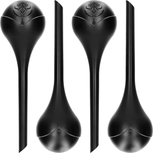 Bewateringsbollen voor planten, matzwart, 400 ml, 4 stuks  - 1 ['bewateringsbollen', ' bloemenbewateringsdispenser', ' voor het bewateren van bloemen', ' bloemenbevochtigers', ' bloemenbewatering', ' plantenbewatering', ' potbewateraars', ' voor het bewateren van bloemen', ' voor kamerplanten', ' bewateringssysteem', ' bewateringsbol', ' waterdispenser voor potten', ' bollen voor planten', ' dispenser voor planten', ' plantenbewatering', ' bewateringsbol', ' zwarte bewateringsbollen', ' loftontwerp']