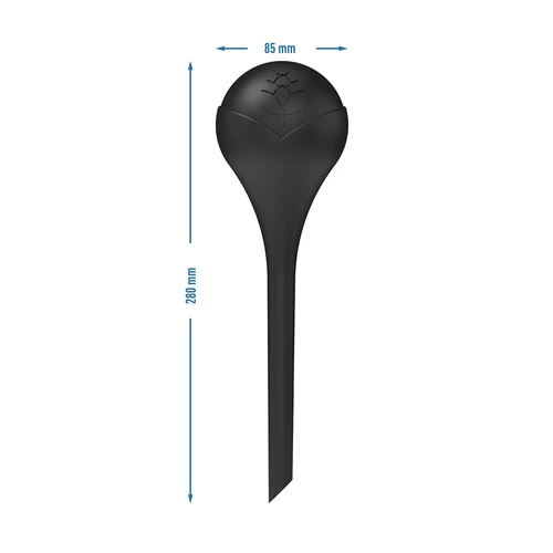 Bewateringsbollen voor planten, matzwart, 400 ml, 4 stuks - 5 ['bewateringsbollen', ' bloemenbewateringsdispenser', ' voor het bewateren van bloemen', ' bloemenbevochtigers', ' bloemenbewatering', ' plantenbewatering', ' potbewateraars', ' voor het bewateren van bloemen', ' voor kamerplanten', ' bewateringssysteem', ' bewateringsbol', ' waterdispenser voor potten', ' bollen voor planten', ' dispenser voor planten', ' plantenbewatering', ' bewateringsbol', ' zwarte bewateringsbollen', ' loftontwerp']